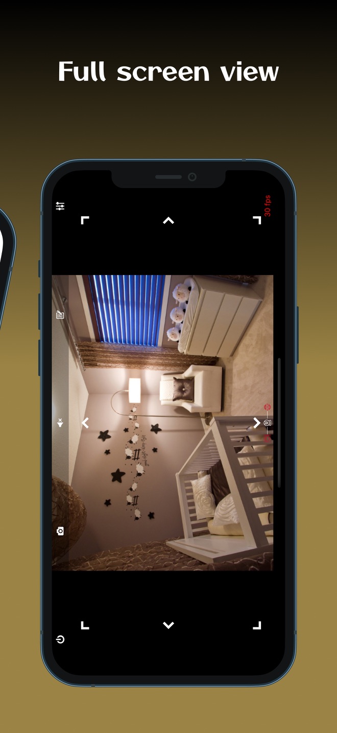 Heden VisionCam: Caméra IP - capture iPhone 2